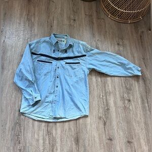 Vintage denim Button-Up Shirt